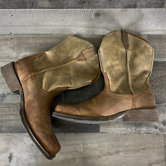 Ariat Rambler Mens 9.5 Earth Brown Western Cowboy Boots 10002317 - Picture 6 of 11